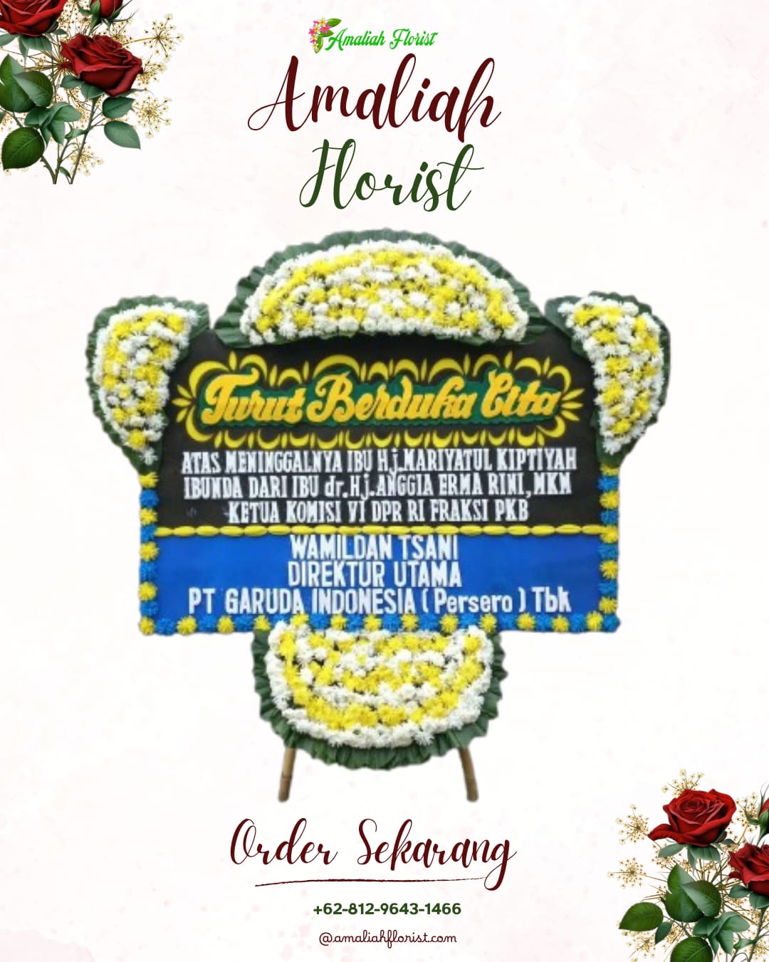 Papan Bunga Duka Paal Dua